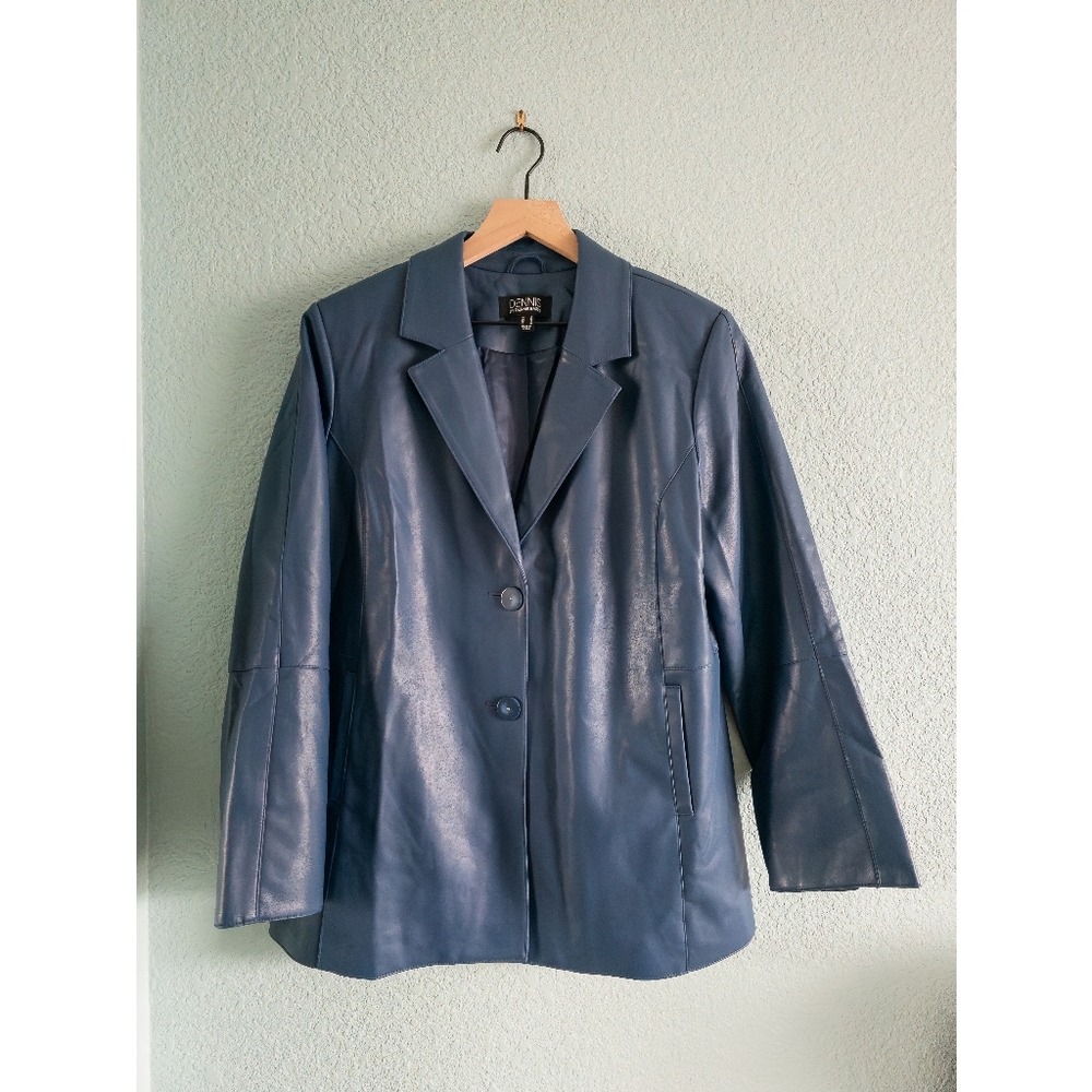 Dennis By Dennis Basso | Regular Luxe Faux Leather Jacket
